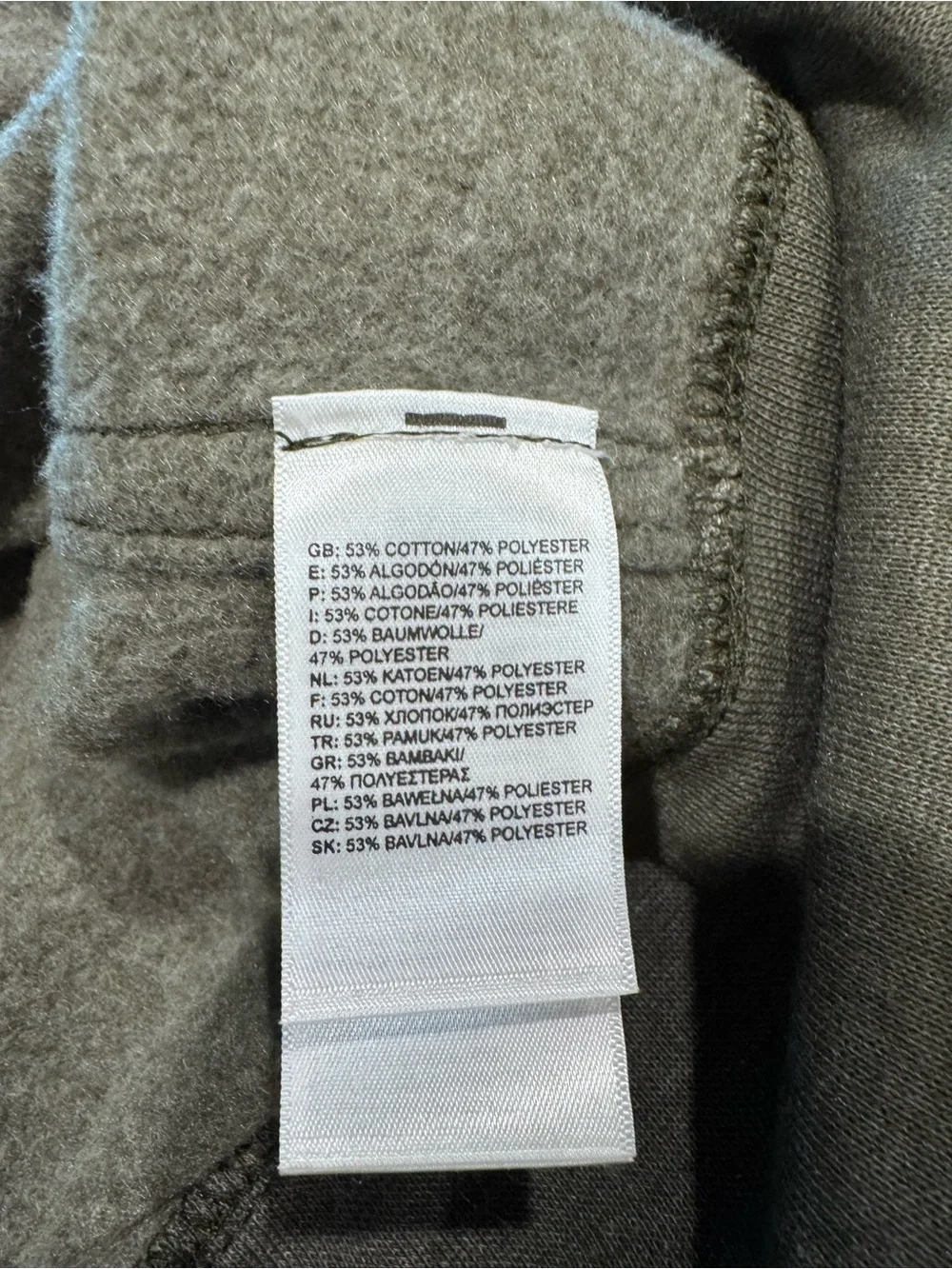 The North Face Men's Olive Zip-Up Hoodie